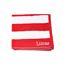 Red Beach Towel 75x150cm incl Delivery