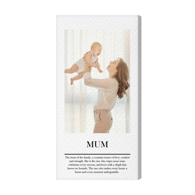 Canvas - Portrait 30x12inch (75x30cm)