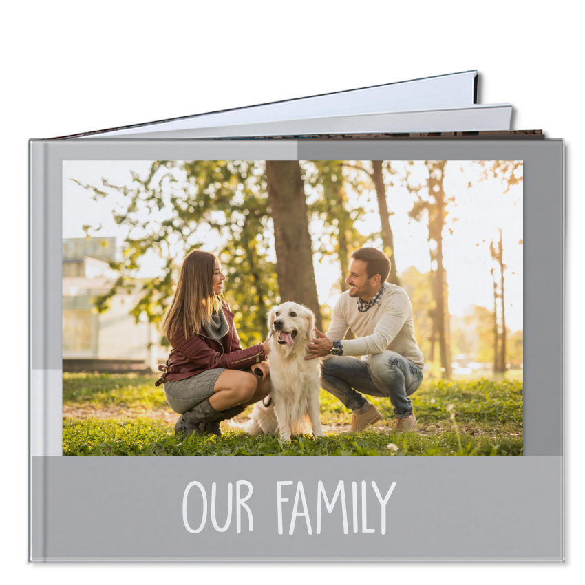 Plat 22cm x 28cm Landschap Fotoboek