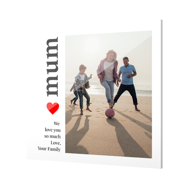 Slimline Acrylic Prints 20cm x 20cm Square