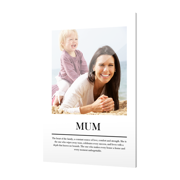 Slimline Acrylic Prints 30cm x 40cm Portrait