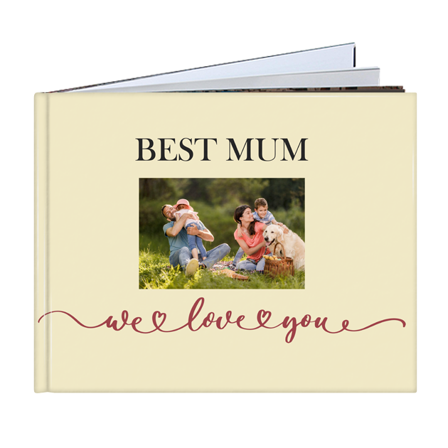 Plat 26cm x 33cm Landschap Fotoboek